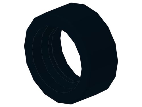 Tire 14mm D. x 6mm Solid Smooth 50945 50951