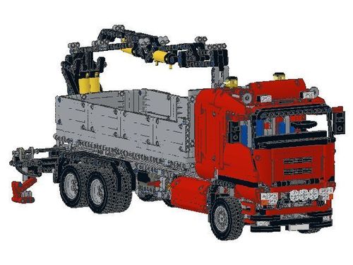 Steintransporter Scania 3 Achsen Anleitung