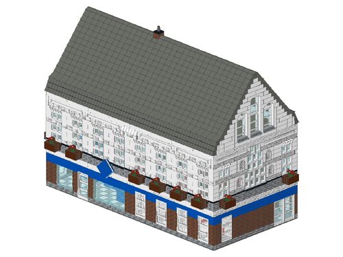 Modular Gebäude für Tankstelle