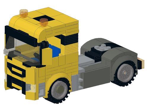 City Truck 1x1achsen gelb