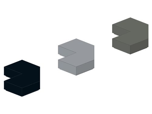 Tile, Modified 2 x 2 Corner with Cut Corner - Facet 27263